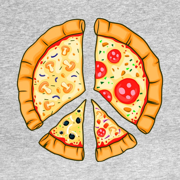 Peace A Pizza by thechicgeek